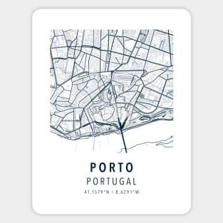 porto portugal simple map Sticker